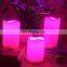 ABS material factory offered  remote control  Battery Operated Tea Lights Led Flameless pillar Candle