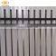 Modern decorative Powder coated black 6ft steel fence metal fencing panels for sale