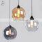 Vintage Industrial Glass Shade Loft Pendant Light E27 Retro Indoor Lighting