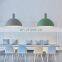 Hanging Lamp Macaron Color Nordic Metal Pendant Lamps Decorative Indoor Pendant Lighting