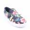 cute girls cheap wholesale vulcanization shoes with pattern of flowers in china