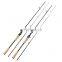 2 section Carbon Fiber 1.8/2.1/2.4/2.7m M/MH Action Spinning Rod Bait Casting rod for Fishing in saltwater freshwater