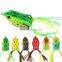 wholesale Topwater Soft lure 6.5G/10G/12G fishing frog for reservoir pond stream ocean fish