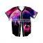 2021 Autumn New Ground Printed Button Cardigan Cheap Baseball Uniform