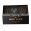 Custom logo luxury flower packing box cardboard paper packaging for valentine xmas