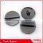 elegant shiny pearl plated black flat shank coats button