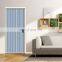 Extremely narrow tempered laminated frosted glass bathroom casement door