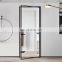 Indoor door / indoor extremely narrow frame grille aluminum alloy glass casement  door