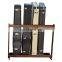 Custom folding hardwood guitar case rack musical instrument store guitar storage holder