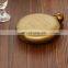 Household Retro Style 5 Oz Women Portable Office Round Engraved Stainless Steel Flasks Liquor Hip