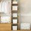 Wholesale Manufacturing Foldable White Stackable Boxes Basket Bins Storage Organizer