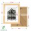Newest European style decoration Pictures Display Bamboo wooden photo frame