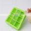 Reusable Silicone 9-Ice Cube Molds With Spill-Resistant Removable Lid, Flexible and Odorless, for Whiskey and Cocktails