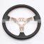 Racing car accessories,330mm car flat bottom steering wheel