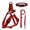 Pet chest back pet traction rope pet collar can be customized according to requirements pet 7 piece set