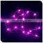 purple color small butterfly copper wire battery operated led christmas lights