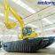 Earthmoving Machinery Amphibious Swamp Buggy Excavator with Dredging Pump