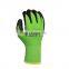 Breathable Earth-friendly Nitrile Palm Coated Bamboo Fiber Garden Gloves