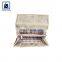 Vintage Look New Arrival Matching Stitching Luxury Pattern with Polyester Lining Material Men Genuine Leather Wallet