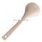 Japanese-style large beech unpainted wooden spoon household restaurant spoon wooden kitchen tool