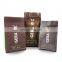 Custom Printed Biodegradable Flat Bottom Package Kraft Paper Tea Bag 250g 500g 1000g Bean Coffee Packaging Bags With Valve