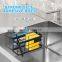 Sponge Holder for Kitchen Sink Caddy 2 in 1 Sink Organizers Stainless Steel 6.8