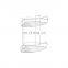Corner Shower Caddy Wall Mounted bathroom Basket Shelf double layers Adhesive No Drilling Corner Shelf Rack