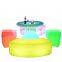 table dj led /Outdoor modern Glowing Bar Furniture LED Light up Cocktail Table and Chairs