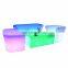 Waterproof led growing furniture white luminous LED light sofa for sales