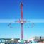 Attractions free fall sky drop tower rotate flying tower ride for sale