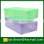 Customized colorful PP plastic clear shoes packaging boxes