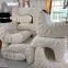 Togo Fireside Chair  Soft Mohair Lounge Chair Lazy Floor Sofa Accent Bean Bag Couch for Living Room Corner Chair