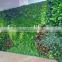 PE or PU fabric material artificial grass garden wall plants artificial vertical grass