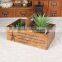 Hot Sell Wooden crate ,garden display wooden box ,wood tray wholesale