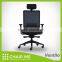 Black Backrest, Black Mesh, Black Seat Office Mesh Chair with Adjustable Armrest and 3D Headrest and Nylon Base