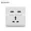 13A Wall Multi Outlet Socket 2016 Fashion Style