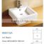 bathroom rectangle design counter top basins W6015