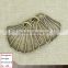 Wholesale zinc alloy diy ancient bronze pear shells scallops pendant