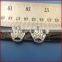 Factory DIY jewellery accessories 10MM Rhinestones crowns alloy slide charms
