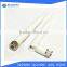 Nickel Plated SMA Male White Rubber 433MHz Antenna