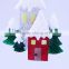 new style Sweet House in snow and Christmas trees Christmas decoration