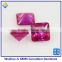 Synthetic Pink Square Ruby Corundum Stones For Fashion Jewelry With Cheap Price