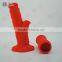 Black and yellow silicone smoking glass pipe electric smoking pipe with electric smoking pipe