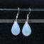 2016 New Factory Direct Natural Stone Rose Quartz Drop Earrings SMJ0154