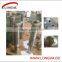 Food grade stainless steel high pressure vessel with cap closure