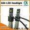 2015 newest LED headlight 2500LM H3 non fan LED headlight
