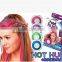 Hot 4 colors/set Hair care products Colorful Round Temporary Non allergic hair Dye Hair Chalk