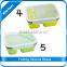 Folding Silicone lunch boxes Lunch box Easy take outdoor