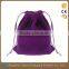Colorful Drawstring Purple Velvet Jewelry Bag Jewelry Pouch