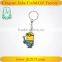 injection rubber pvc 3d keychain cheap logo custom made keychains